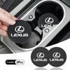2Pcs Suede Car Water Cup Bottle Holder Anti-slip Mat Pad For RX300 IS200 IS250 ES350 Ct200h UX250h NX300h ES300h RX400h LS