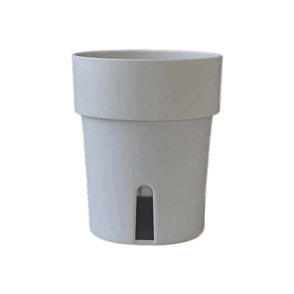 Plastic Flower Pot Round Succulent Plant Flowerpot Mini Office Planter Decor Gardening Flower Pot Multicolor Home Plant Supplies