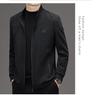 2024 Men's Autumn Stand Collar Business Casual Dad Jacket