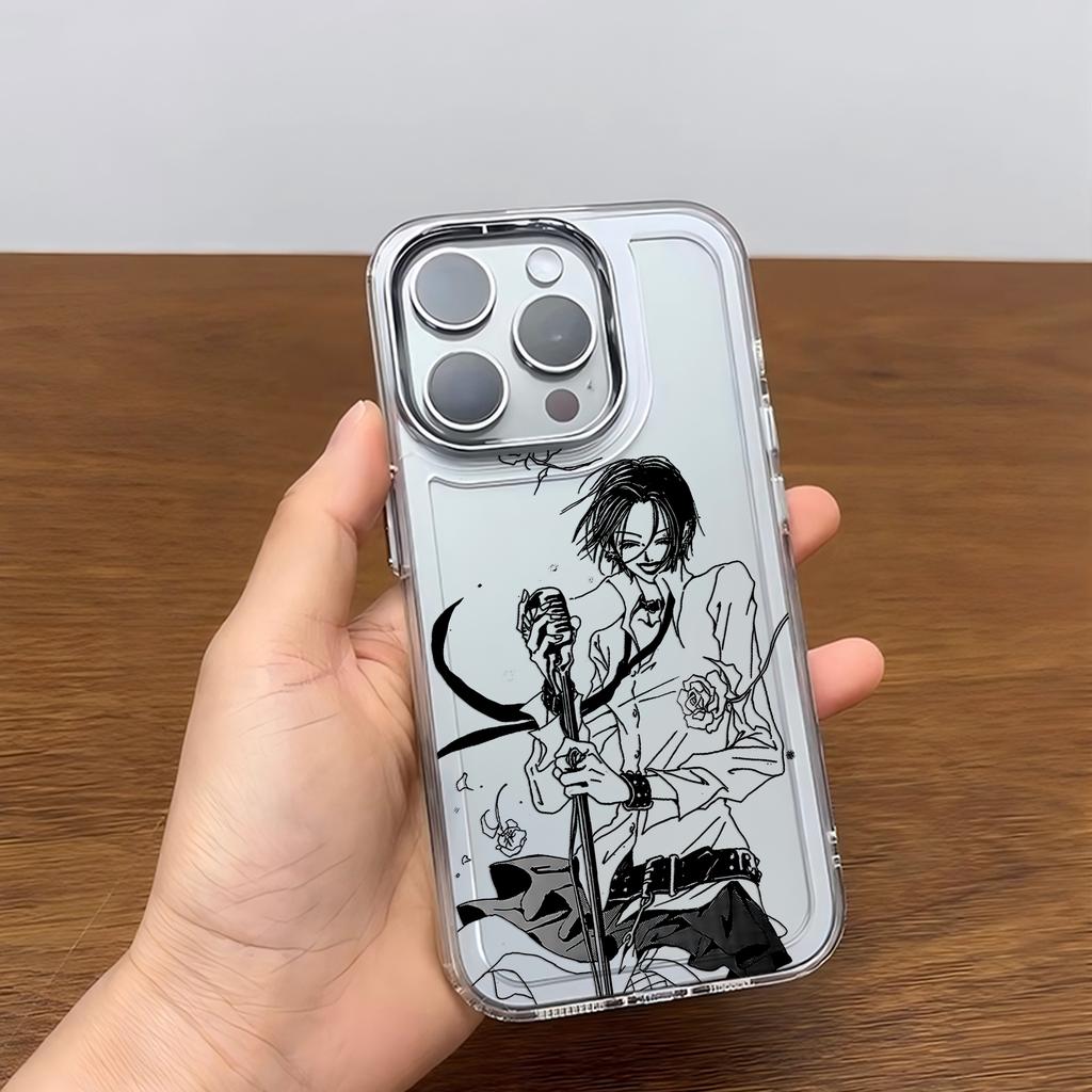 New Anime Cool Girl Phone Case For Nana Osaki Line iPhone 17 16e 16 15 14 13 12 11mini Pro Max X XR XSMAX 8 7 Air Plus Cover Y2K