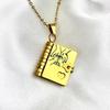 Gold Color Daughter Book Necklace My Incredible Daughter Book Necklace  Jewelry Accessories