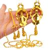 Adult Sex Toys Sex Toy Sexy Nipple Clamp Zhen Butterfly Bead Curtain Labia Clip Three-Head Butterfly Gold