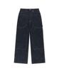 Panel Stitch Denim Pants In Dark Navy