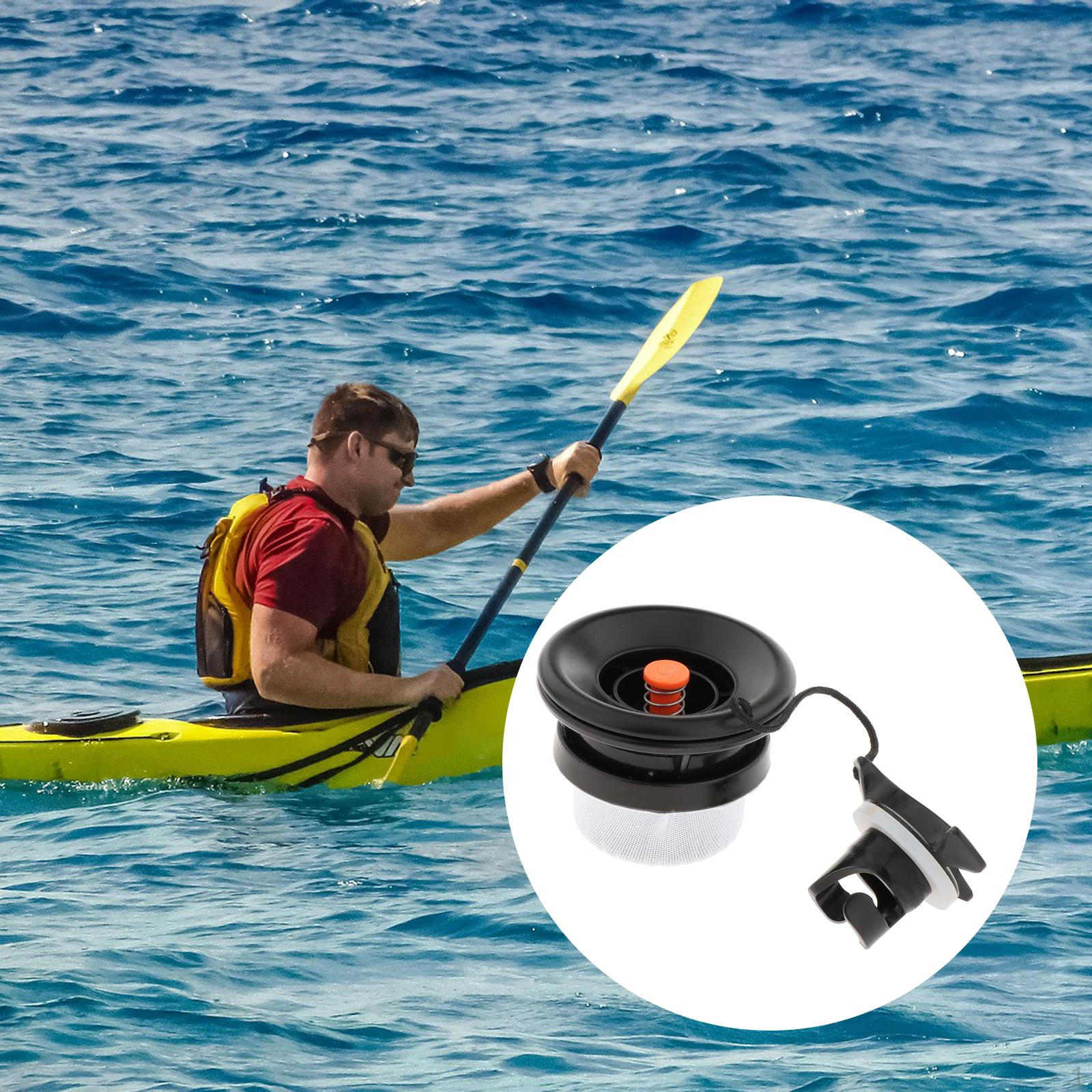 Boat Air Valve, Gas Valve Replacement for Inflatable Dinghy Kayak Canoe чёрный