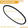 Motoforti Drive Belt No.2760114F01000 Motorcycle V-Belt for Suzuki AN250 for Burgman 250 for Skywave250 1998-2006