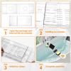 Clear Bathtub Tray Expandable Bath Shelf Over Tub Bathtub Storage Table Multifunctional Bathroom Accessories for Home Bathroom