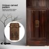 Botanical Pattern Pull Handles Brass Cabinet Door Handle Vintage Door Handle Set  Decoration
