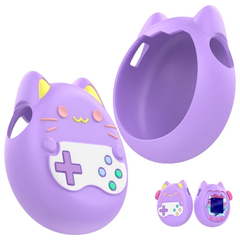 Flexible Silicone Protective Case Shell Cover For Interactive Digital Pet Toy Ensures Full Coverage & Easy Button Access