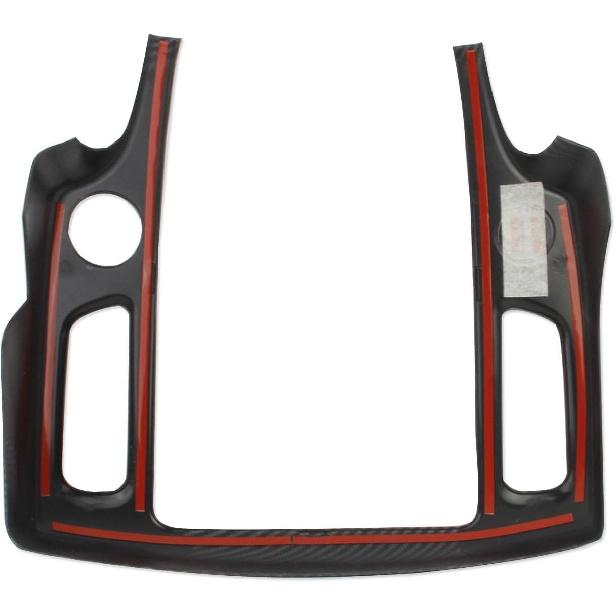 Carbon Fiber Style Center Console Air Outlet AC Vent Frame Cover Trim Accessories for Nissan 370Z