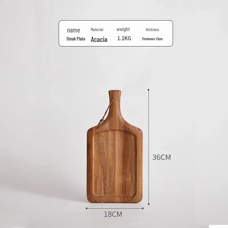 Japanese Style Acacia Wood Serving Plate