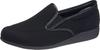 Asahi Kaiho Shugi Nursing Shoes, Lightweight, Fall Prevention, Rehabilitation, Slip-On, Wide 3E, KHS L172, Women's, Black Stretch, Size 23.5 Cm
