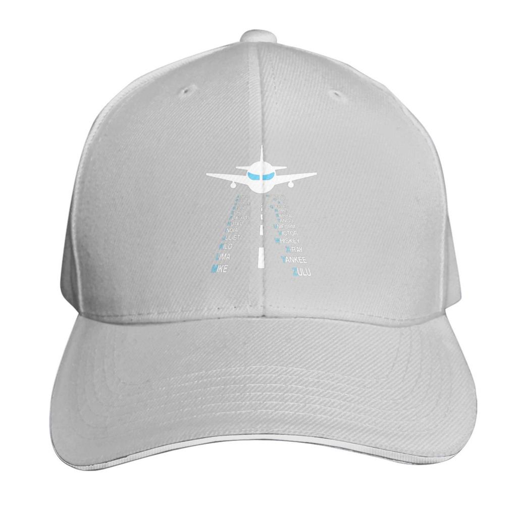 Flygplanslandningsbana Fonetiska Alfabetet Keps Mode Casual Basebollkepsar Justerbar Hatt Hip Hop Sommar Unisex Basebollkepsar
