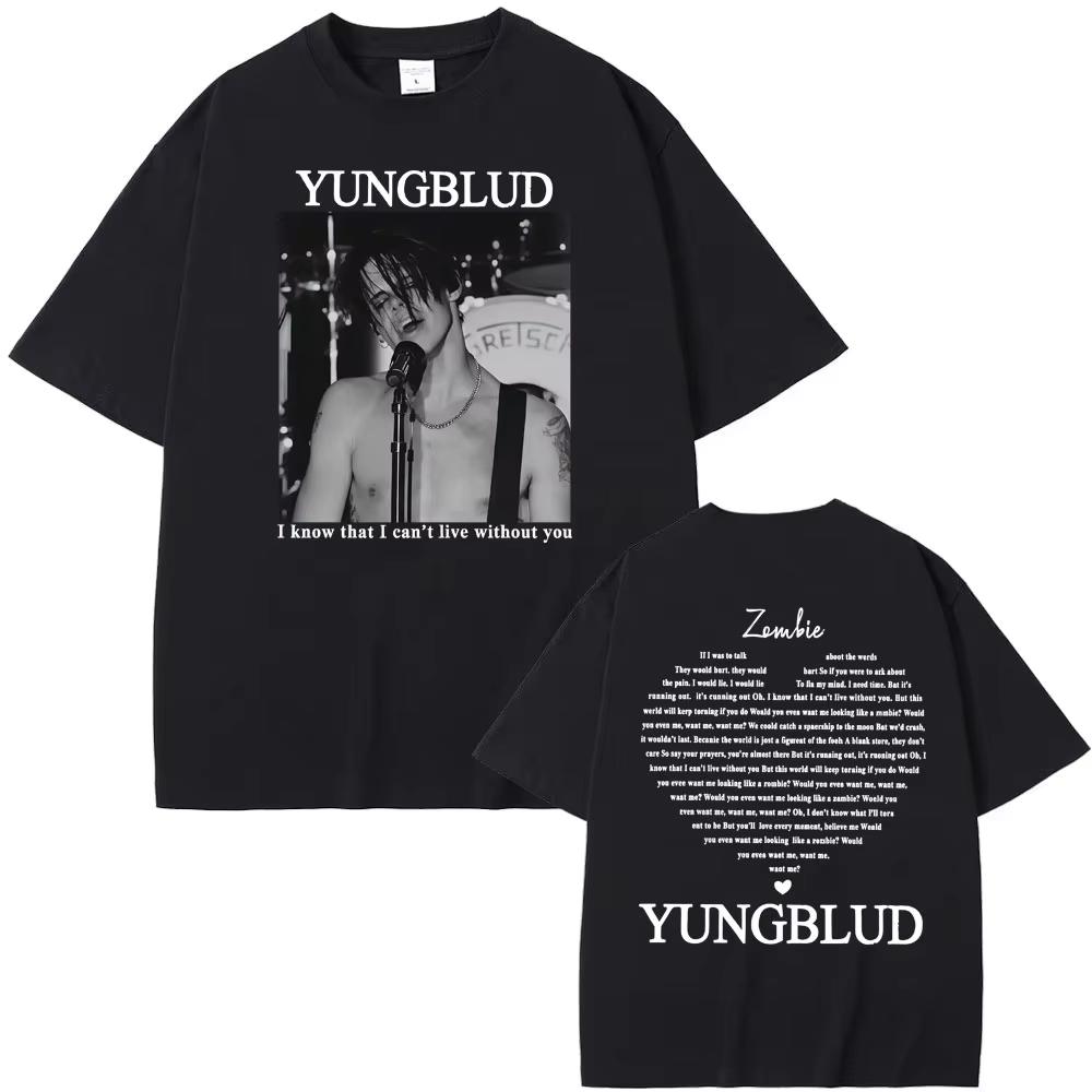 Yungblud 2026 World Tour New Idols Vintage Tshirts Unisex Unisex Punk Rock T Shirts Shortsleeved Hiphop Oversized Tees Unisex