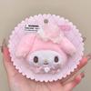Sanrio My Melody Plush Doll Hair Clip Bridal Lace Bow Side Barrettes Cartoon Melody Sweet Pink Women Headwear Anime Doll Toy