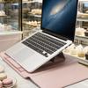 Laptop Stand Bag Portable Lightweight Ultra Thin Foldable PU Laptop Sleeve Case for 13in 14in