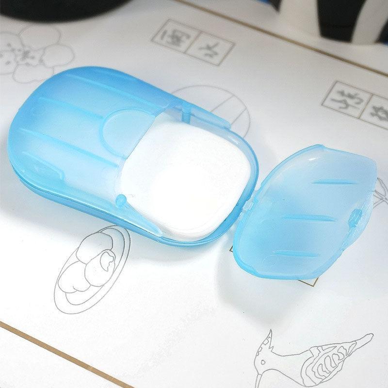 Portable Soap Sheets, Cute for Students To Wash Hands with Fragrance, Disposable Convenient Box Soap Paper