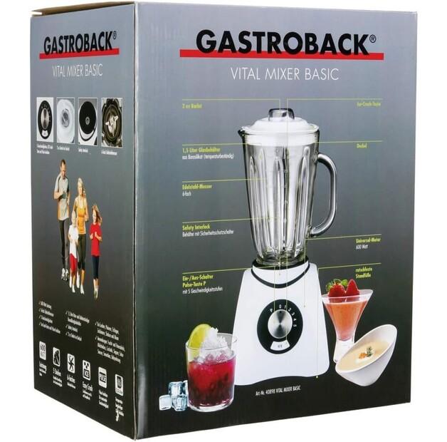 Стационарный блендер Gastroback 40898 Vital Mixer Basic