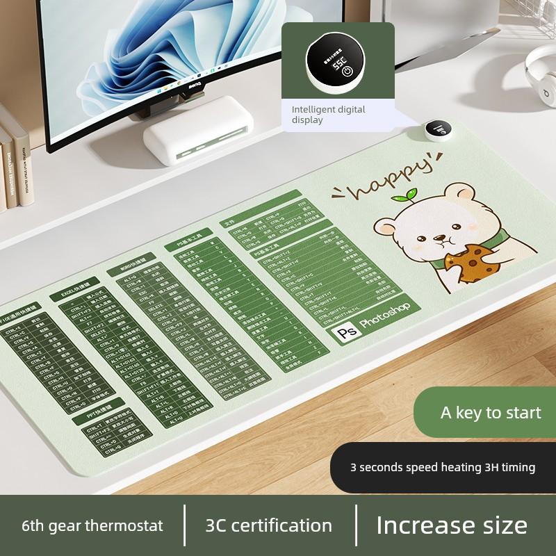 Heating Mouse Pad Super Large Heating Warm Table Pad Office Computer Desktop Students Homework Writing Warm Hand Waterproof