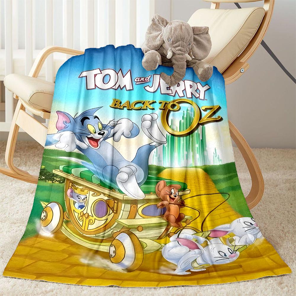 Tom And Jerry Adventure Suitable blanket for offices, travel, living rooms also a good gift for friends and family Suitable for all seasons.