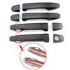 Car Upgrade Door Handle Cover Carbon Fiber For Toyota Sienna XL30 Venza Prius XW30 ZVW30 ZVW35  AE20 Avensis T270