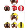Retro Open Face 3/4 Motorcycle Motorbike Helmets Vintage Chopper Capacete De Moto Bike Cascos Scooter With For Men Women DOT