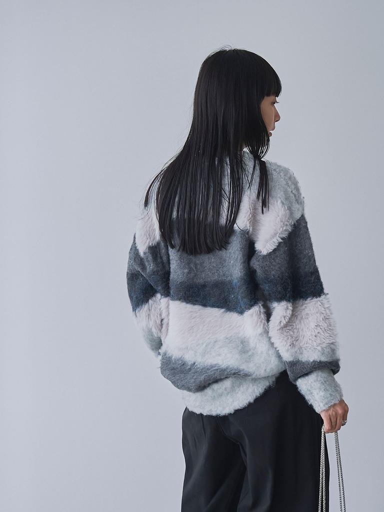 Cohen Mischgarn Colorblock Strick 76306460216 1900 DK.GRAU(19) KOSTENLOS