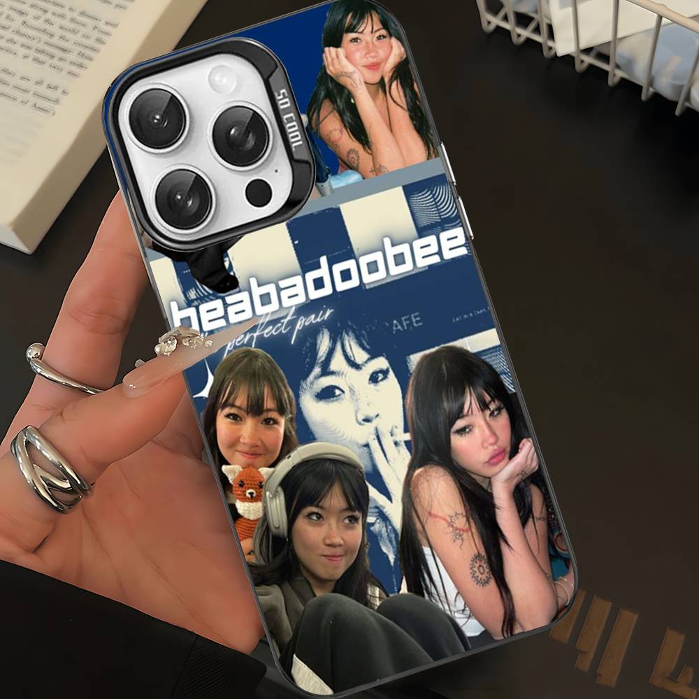 Singer B-Beabadoobee For IPhone 17 Pro Max 17 Air 16 Pro 15 14 13 12 11 Color Matte Protect Phone Case
