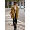 XWI Women's Relaxed Fit Long Wool Coat