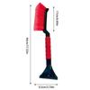 Ice Scraper 2 in 1 Snow Scraper and Brush Ergonomic Foam Grip Snow Remover for Cars Car Winter Cleaning Accessories for Safe