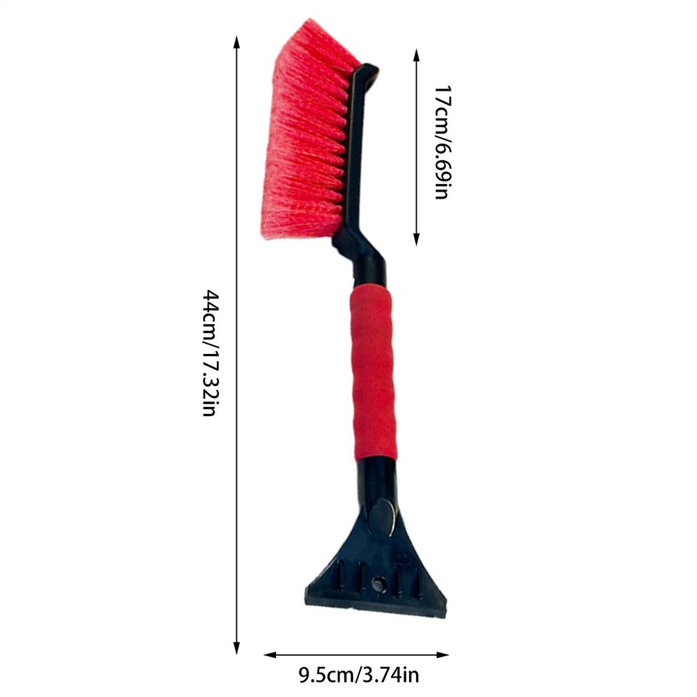 Ice Scraper 2 in 1 Snow Scraper and Brush Ergonomic Foam Grip Snow Remover for Cars Car Winter Cleaning Accessories for Safe