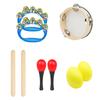 Kid Musical Instruments Toy, 5Pcs Wood Percussion Instruments for Toddlers Children, Preschool Educational Learning Sets