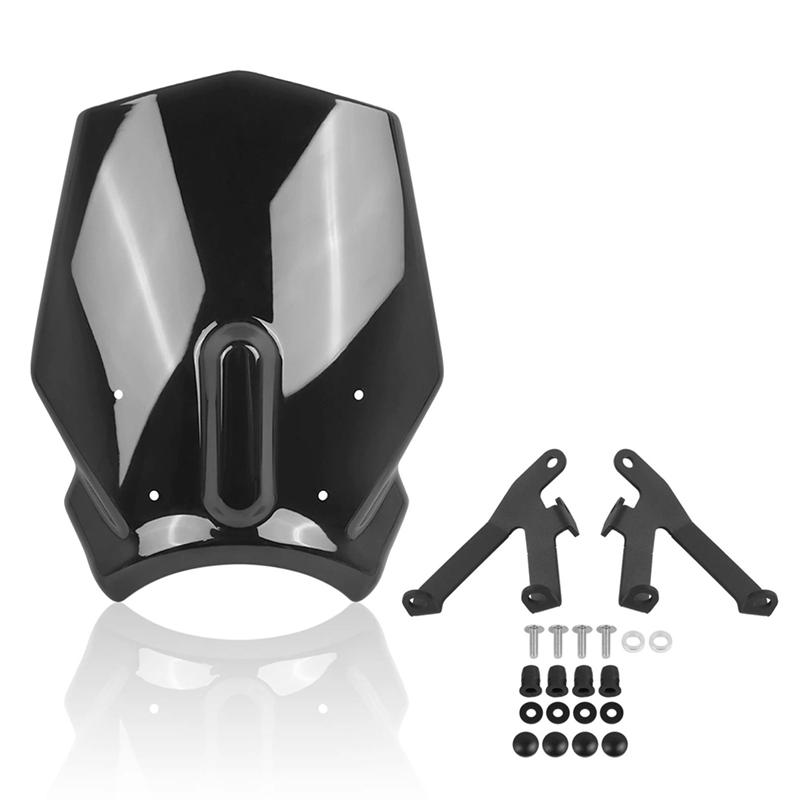 Motorcycle Wind Deflector Air Fairing Front Windscreen Windshield For Honda CB650R CB650 R CB 650R 2024 2025
