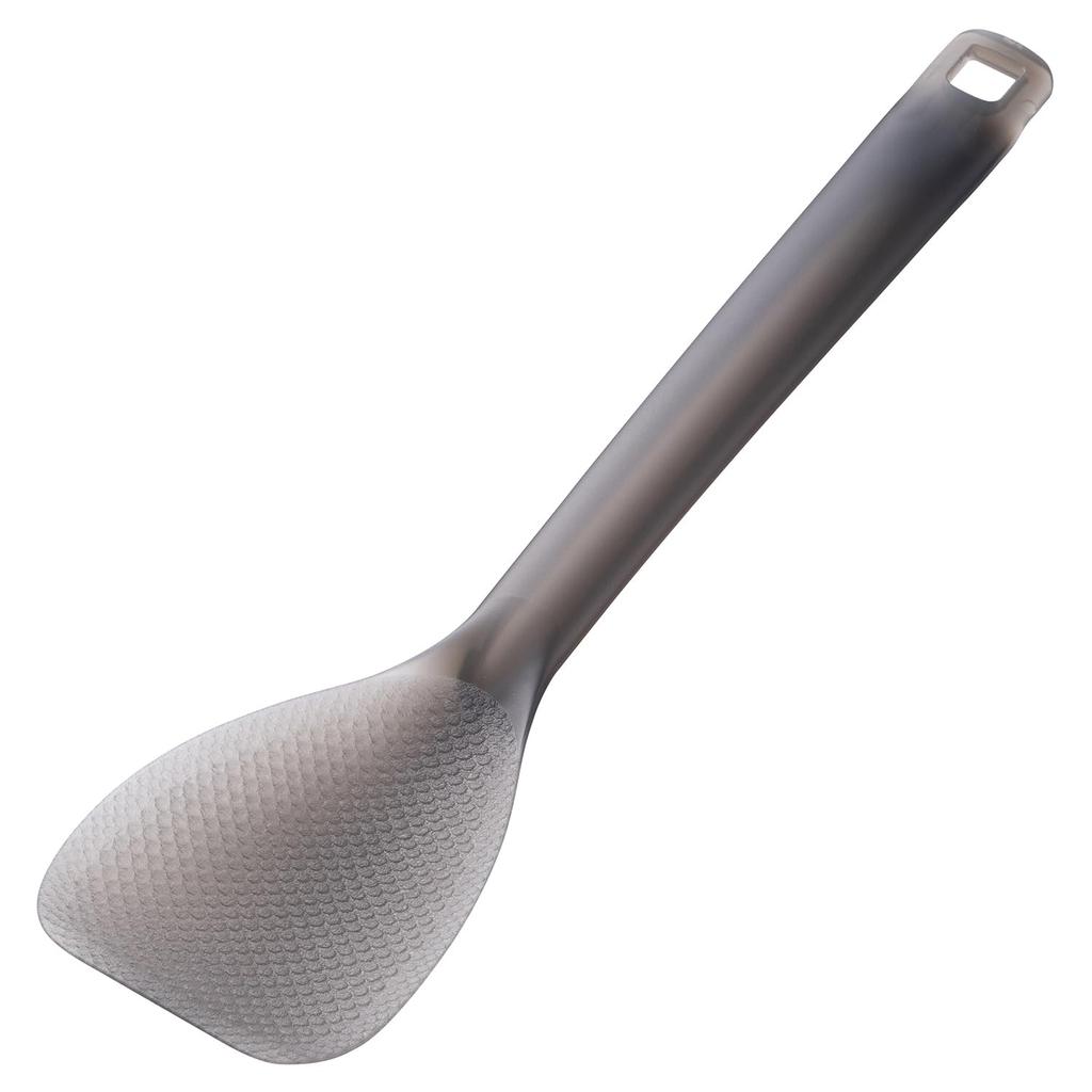 KAI Corporation DH8097 Embossed Spoon and Spatula Convenient for and Serving Molded Design Gray Dishwasher Safe Made in Japan KAI KITCHEN -