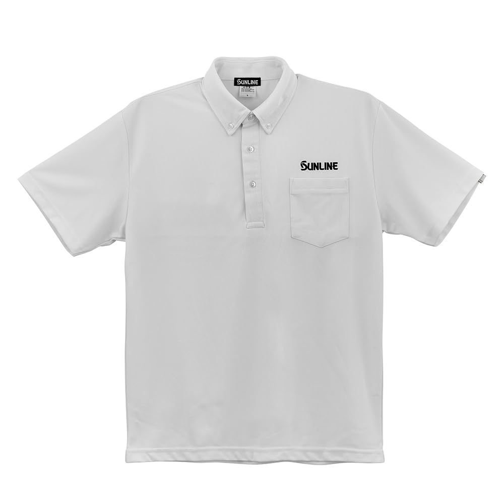 SUNLINE Dry Kanoko Polo XL Shirt, White, Size, SUW-15604DP