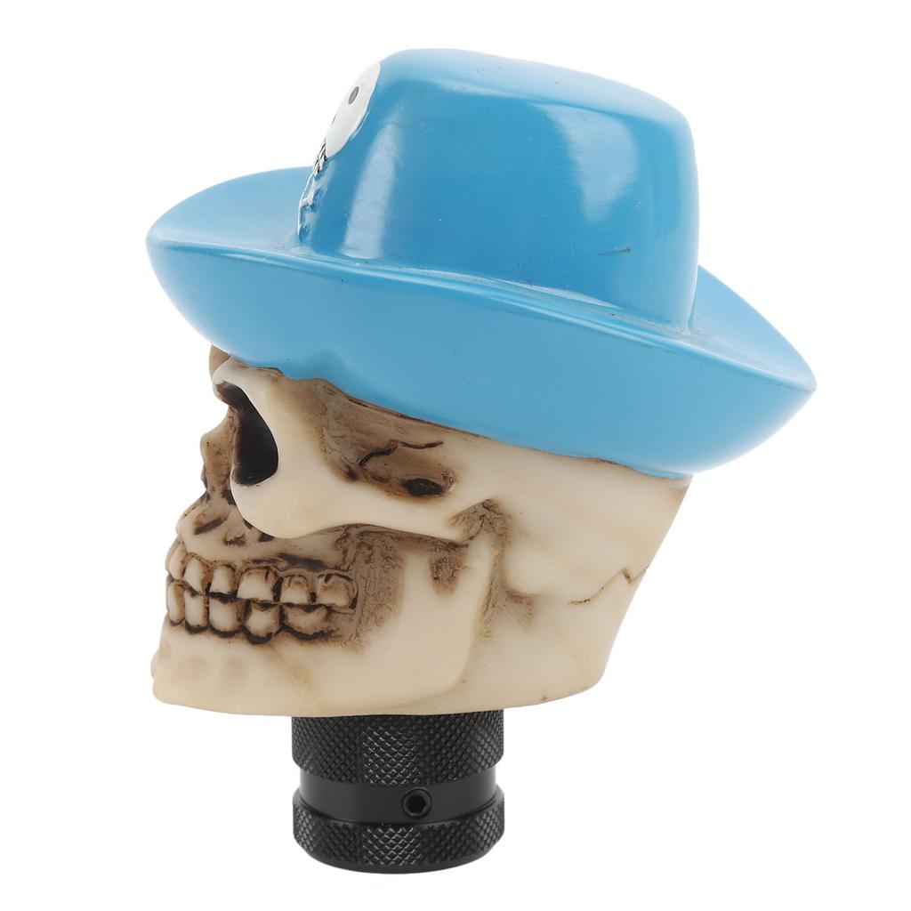 Totenkopf-Schaltknauf aus Kunstharz mit komfortablem Griff, passend für die meisten Schaltgetriebe