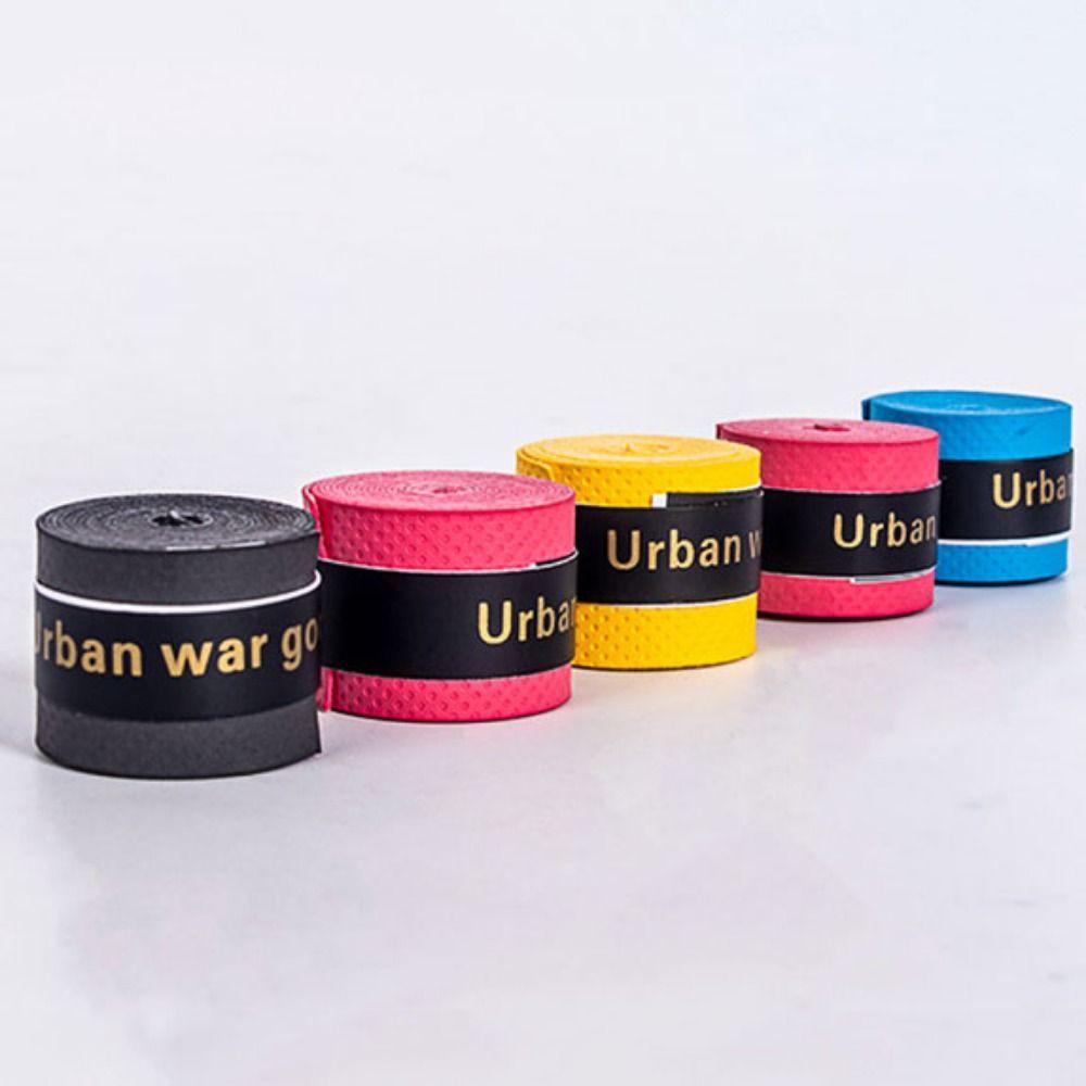 PU Anti-Slip Tennis Sweat Tape Elasticity Elasticity Badminton Racket Sweatband  Badminton