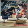 Dragon and Geisha Pattern Digital printing polyester wall tapestry suitable for use in living rooms bedrooms offices bars party