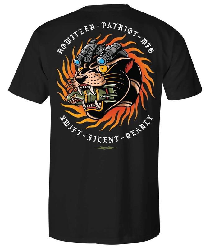 Howitzer Clothing Unisex T-Shirt Panther Military Grunt MFG