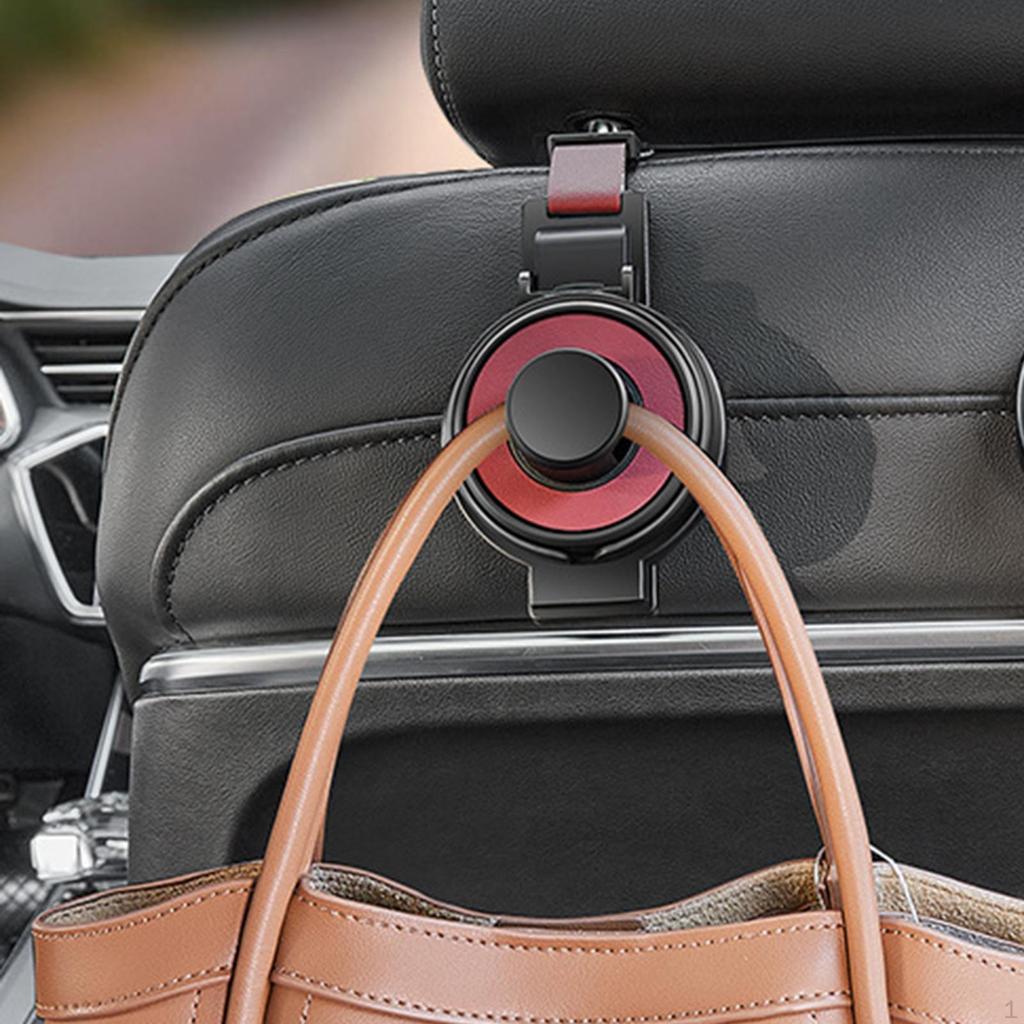 Car Back Seat Hook Backseat Organizer Cup Holder Foldable Multifunctional Phone Mount