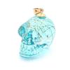 2025 New Punk Skull Pendants Lampwork Charm Pendants for Jewelry Making Skeleton Pendant DIY Necklace Christmas Gift Wholesale