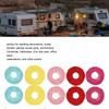 Chinese Paper Lanterns 5.9in Diameter Waterproof Widely Used Rich Colors Light  Round Paper Lanterns 10 Sets for Garden