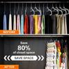 Adjustable 6 Layer Clothes Hangers with Non-Slip Clips Scarf Hangers with Clips  Shorts Jeans