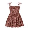 Toddler  Dresses Casual Sleeveless Straps Cute Floral Sundress Summer