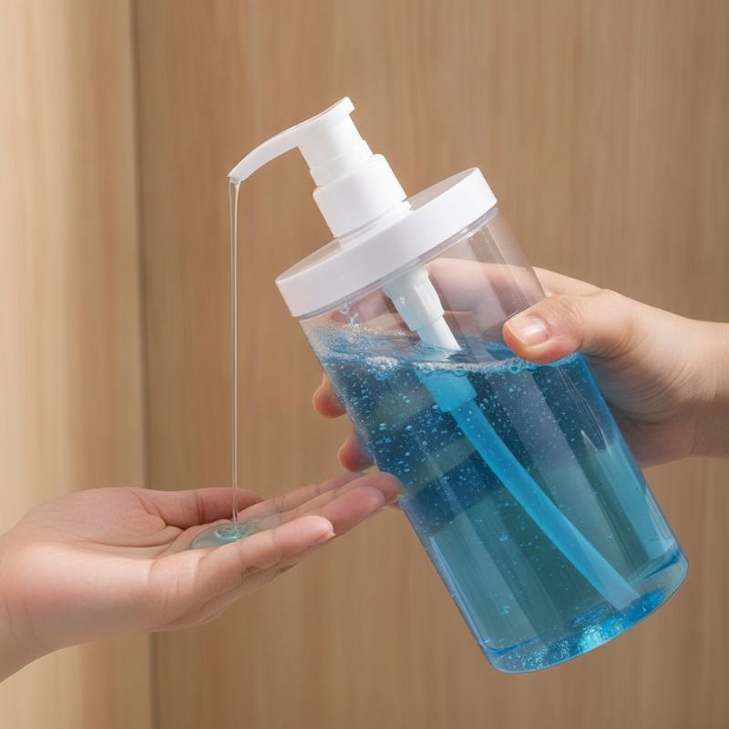 Hot Sale Practical Wide Mouth Empty Plastic Pump Dispenser Bottles Refillable Container For Travel Shower Soap Daily Work