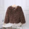 VAYLA Fashion Luxury Cropped Faux Fur Coat Women's Winter Ins Hot Fluffy Short Faux Fur Jacket Street Style Warm Outwear