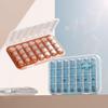 Weekly Portable Pill Organizer and Dispenser with Large-Capacity Pill Splitter