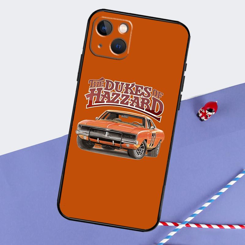 

The General Lee Dukes Of Hazzard 01 Phone Case For iPhone 16 Pro Max 11 13 14 15 Pro Max 12 Mini XR 16 15 Plus 16e Back Cover iPhone 15