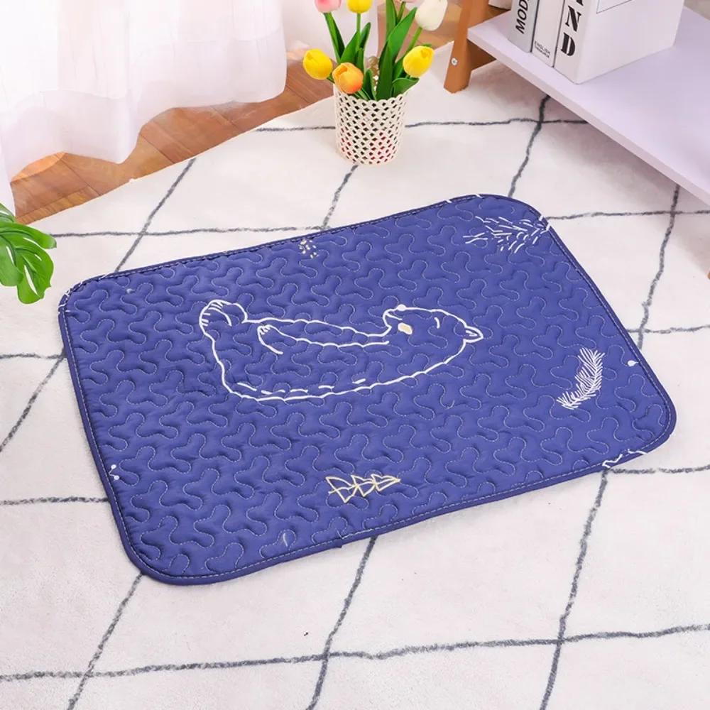 Washable Reusable Pets Summer Mats Portable Sleeping Pad for Small Medium Large Dogs Breathable Cat Sleeping Bed Pet Accessories