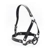 VaHppy SM-BDSM-Sexspielzeug, Gesichtsmasken, Spiele für schwule Paare, Bondage, Cosplay, Öffnung, Sabbern, Fellatio, PU-Ring, 5 cm, Produkte für Erwachsene