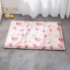 Pet Cooling Pad Strawberry Pattern Self Cooling Pet Bed for Cats And Small Dogs Summer Pet Mat for Kennel Crates Sofa Floor